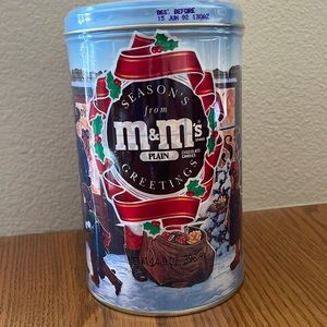 M&M’s Christmas canister